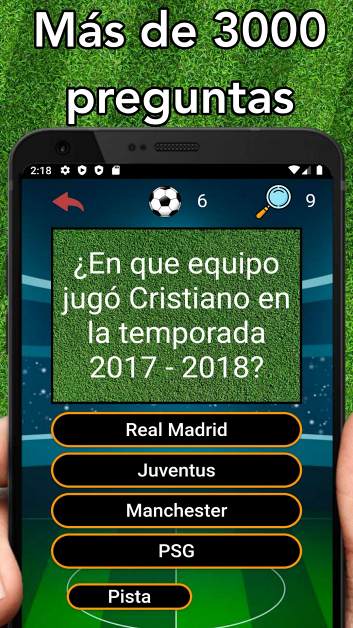 Juego Futbol quiz APP